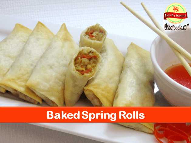 Crispy Baked Spring Rolls