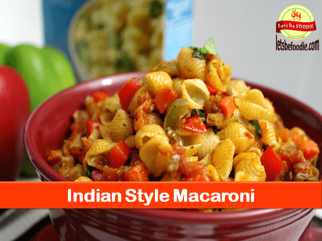 Indian Macaroni Pasta Recipe