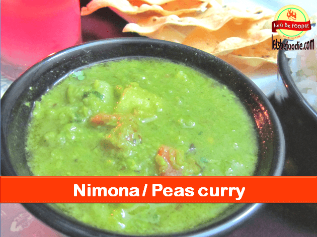 Nimona Recipe – Green Peas Curry Recipe