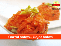 Microwave Carrot Halwa Recipe