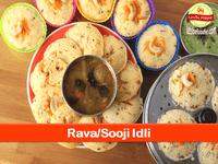 Instant Rava-Sooji Idli Recipe